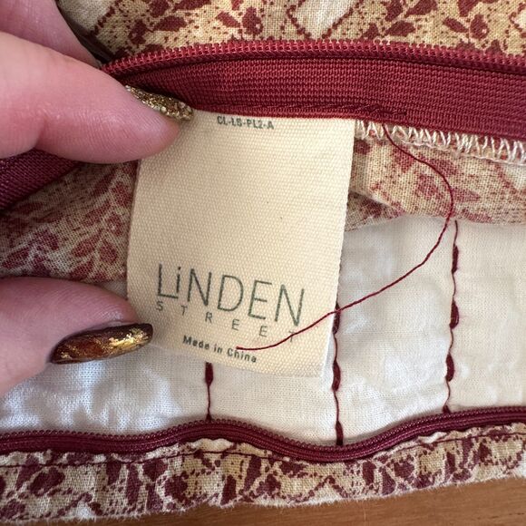 Linden Street Westgrove Burnt Henna Quilted Patchwork Standard Pillow Sham Set - Picture 7 of 8